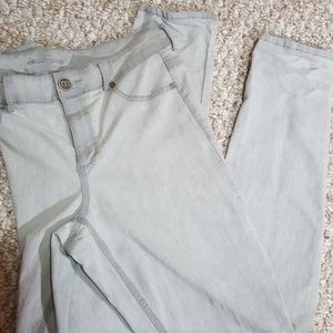 Long Grey Skinny Jean